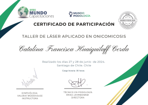 Catalina Francisca Huaiquilaff Cerda-CERTIFICADO LASER